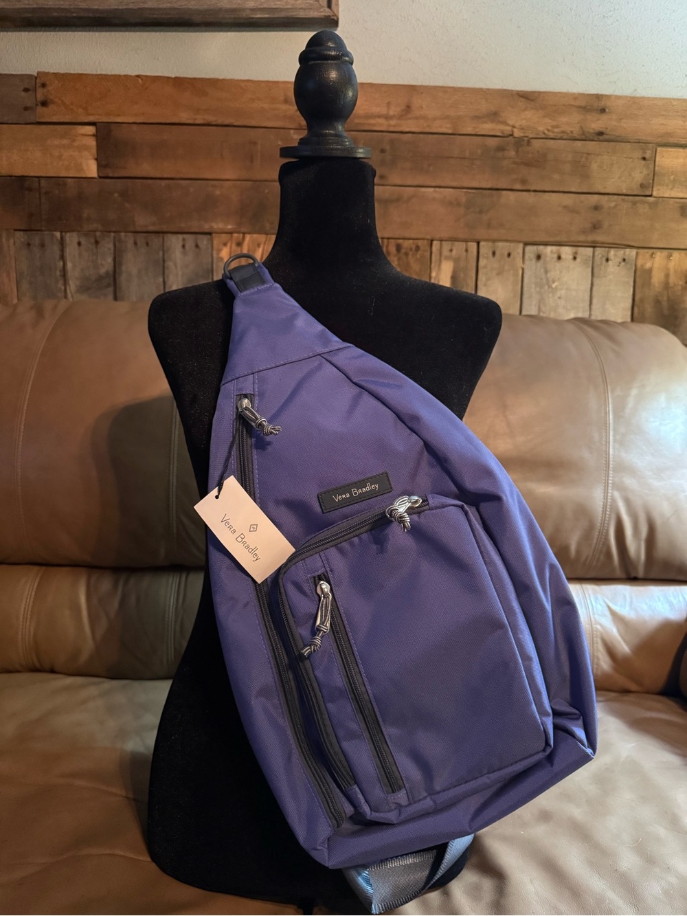 Vera Bradley Lavender/Purple Sling Crossbody Belt Bag